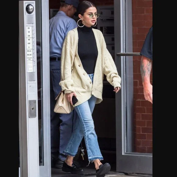 Alexander Wang 100% Cotton Medium Wash Low Rise Ankle Crop Kick Flare Jean 27 6 - Picture 6 of 10